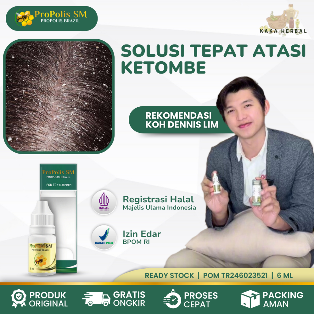 Kaka Herbal - Obat Ketombe, Obat Ketombe Berkerak, Obat Ketombe Rambut, Penghilang Ketombe, Obat Ket
