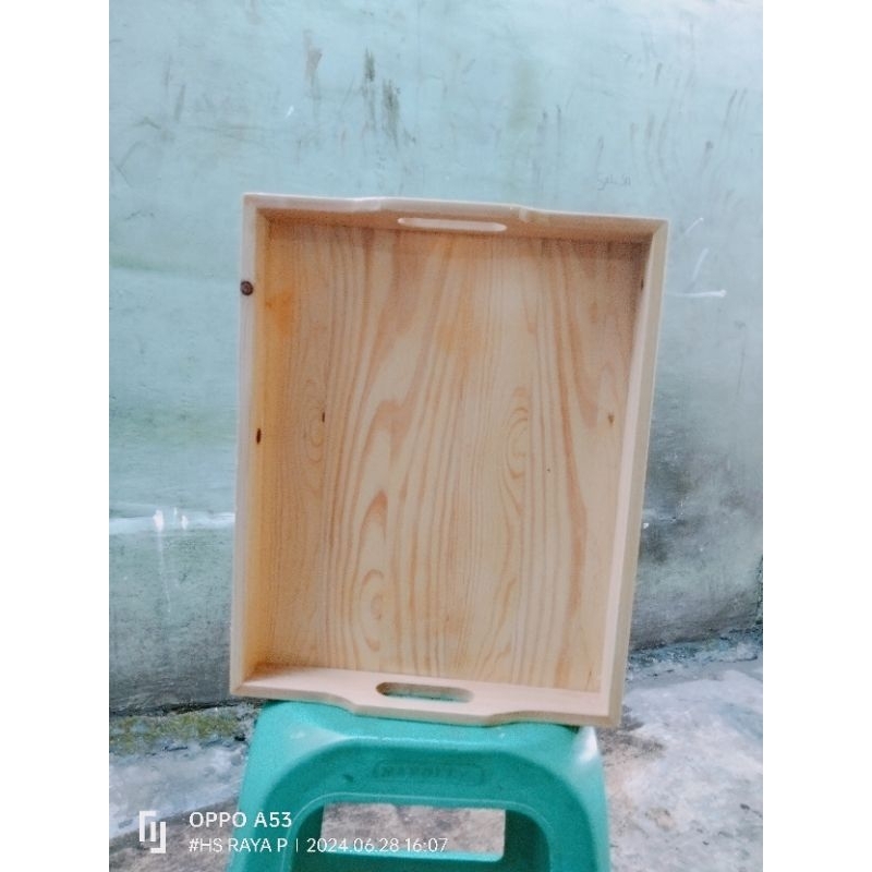 nampan kayu jati belanda