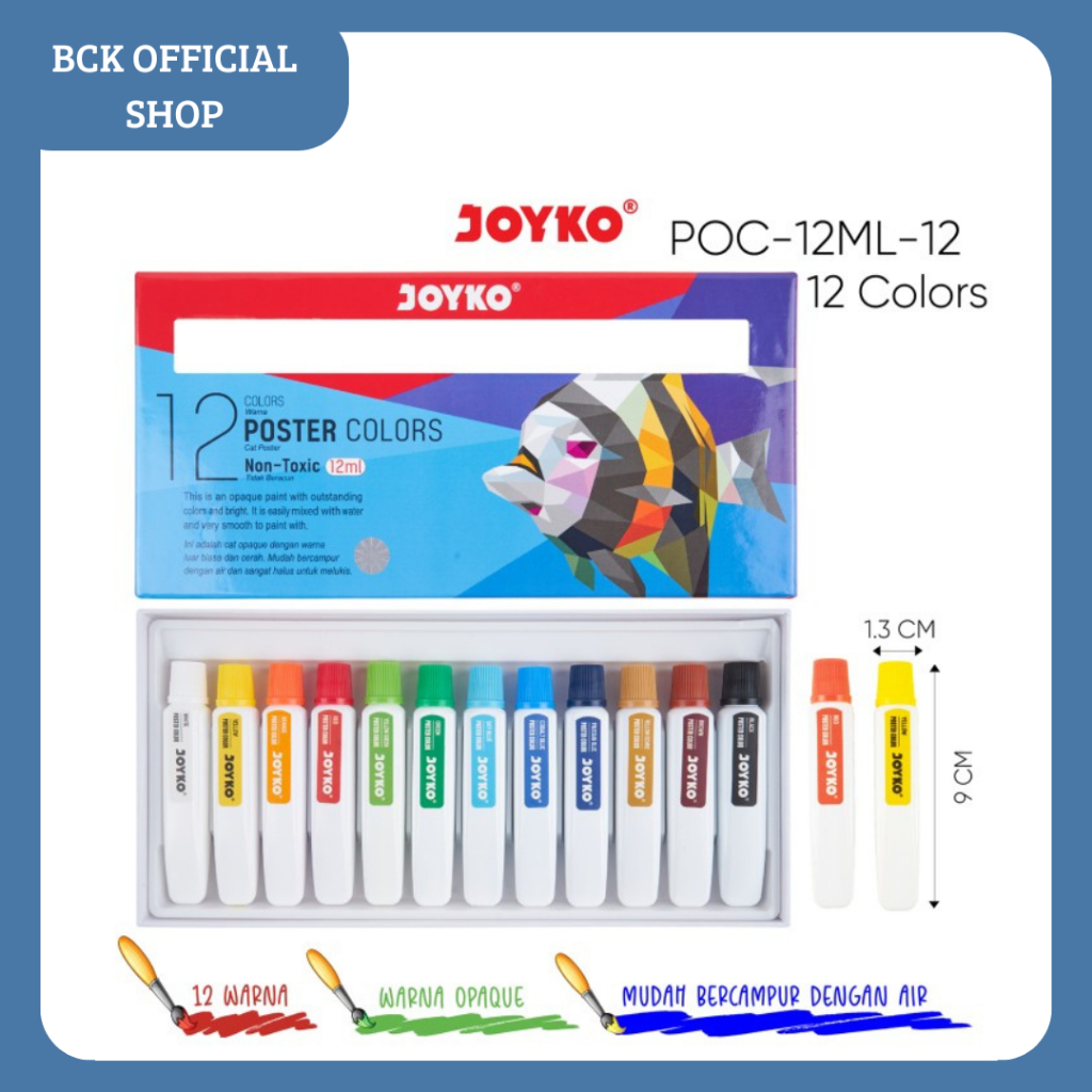 

Cat Poster / Cat Air / Poster Colors Joyko POC-12ml-12