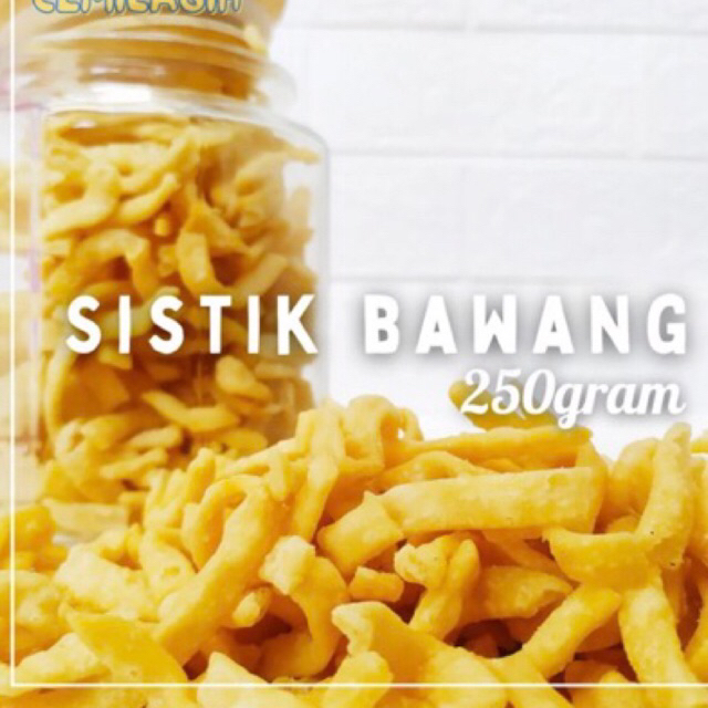

Sistik Bawang asin gurih 250gr