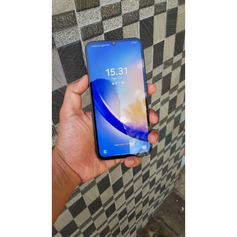 handphone hp samsung A34 5G ram 8/128 second original murah