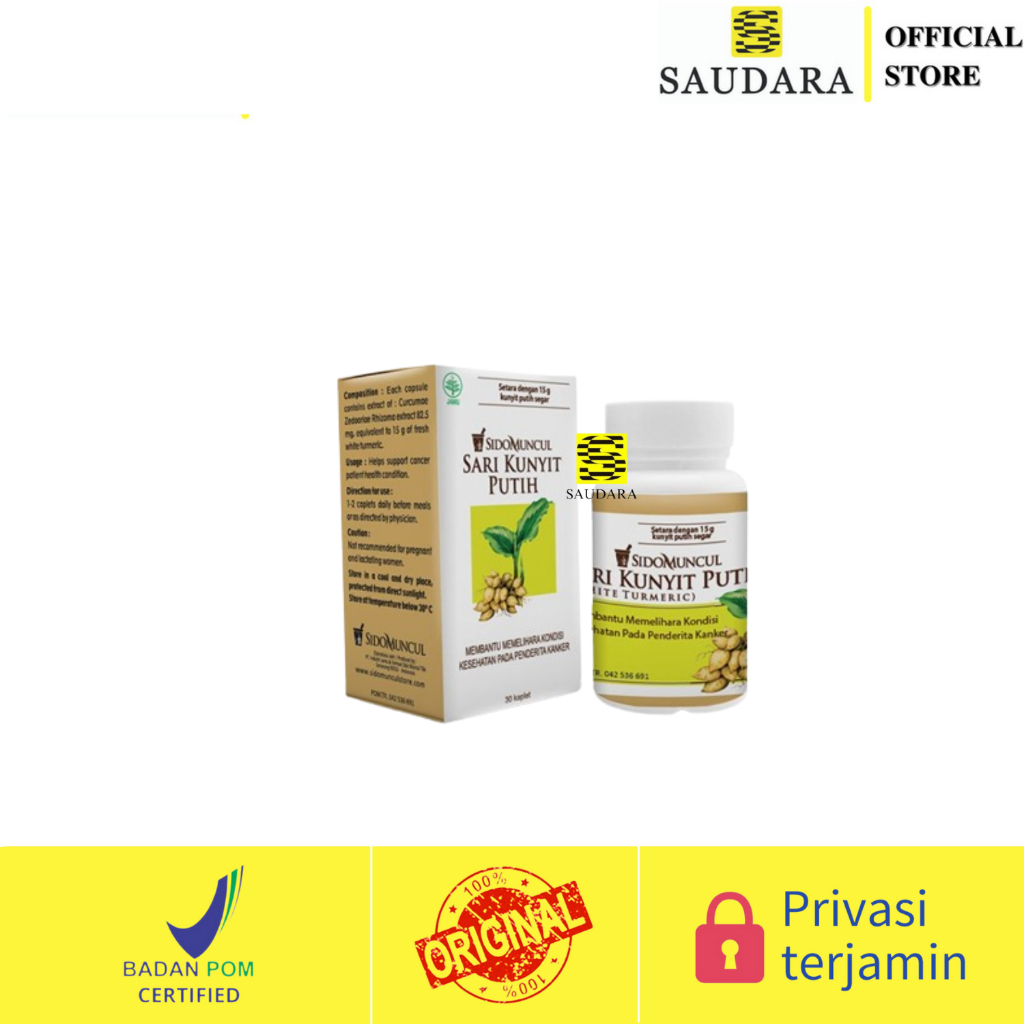 Sidomuncul Sari Kunyit Putih 30's