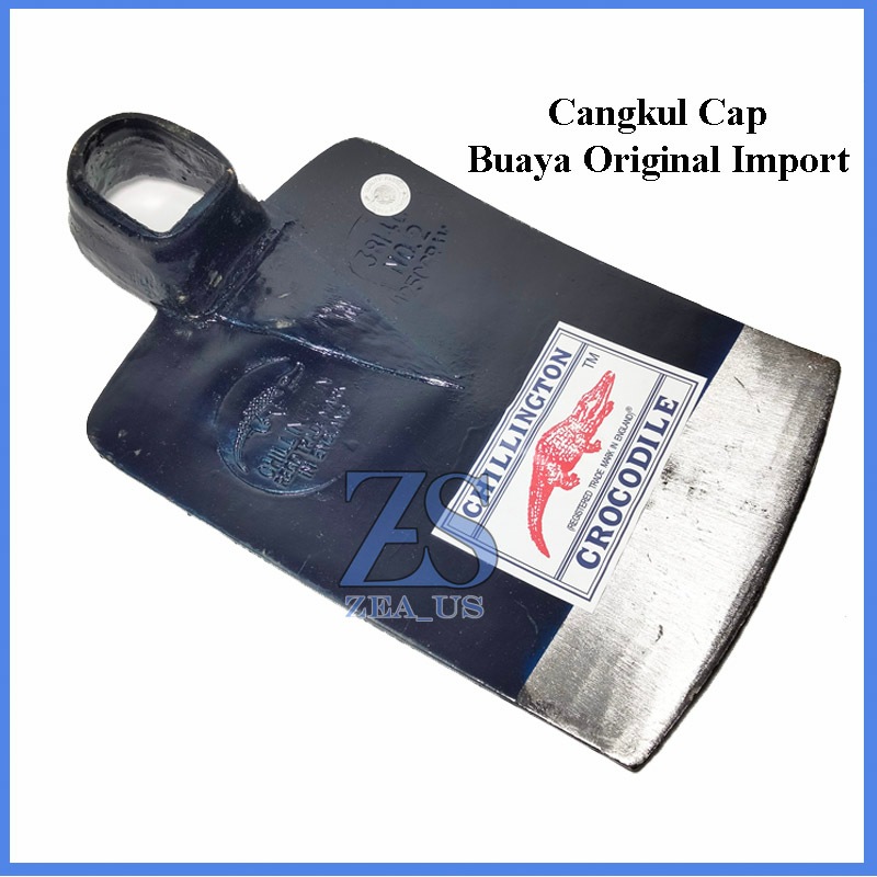 Cangkul Cap Buaya Asli - Cangkul Sawah Anti Lengket Crocodile Original