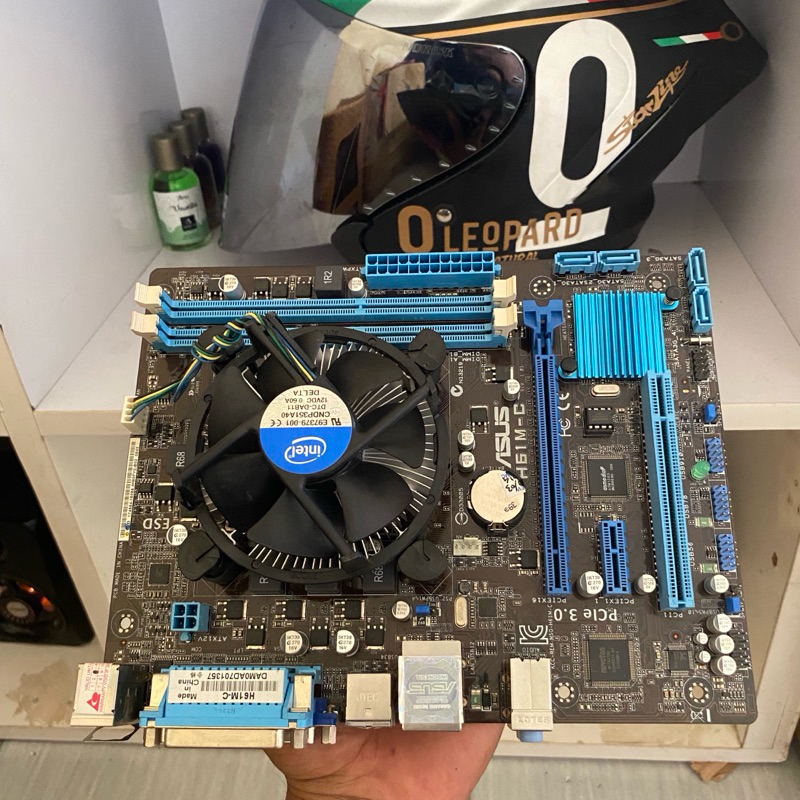 MOTHRBOARD ASUS/GIGABYTE H61 CORE i3 GEN3 FREE FEN LIKE NEW