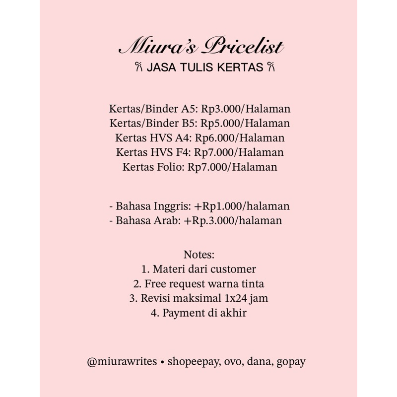 

jasa tulis kertas dan goodnotes