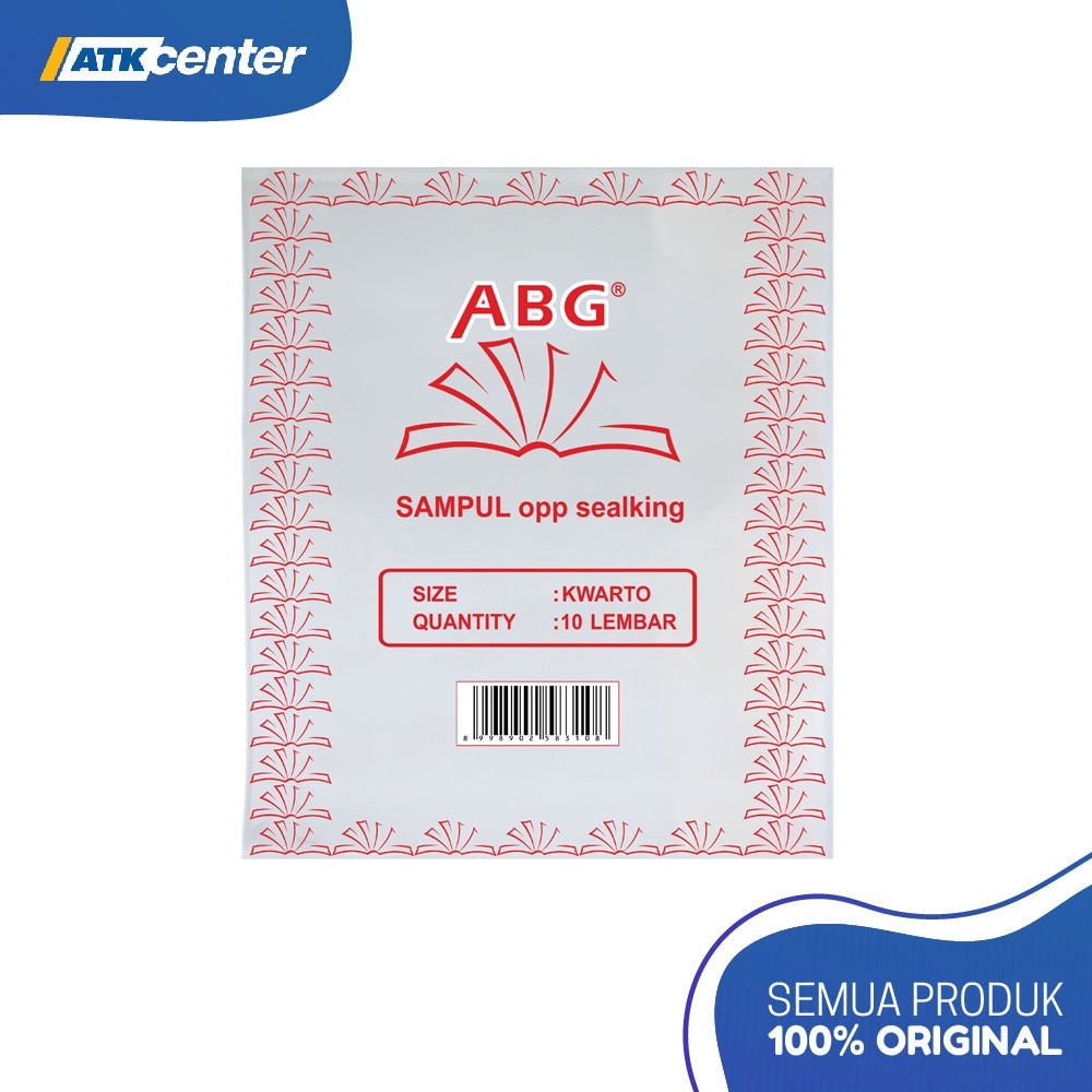 

Sampul Buku ABG OPP Sealking Super POP1 (10 lembar)