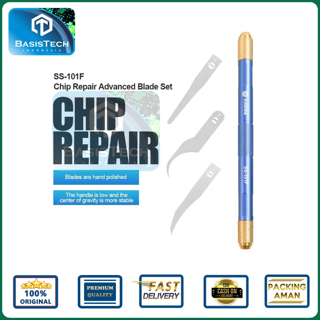 PISAU SET PERBAIKAN CHIP REPAIR BLADE SET SUNSHINE SS-101F 3IN1