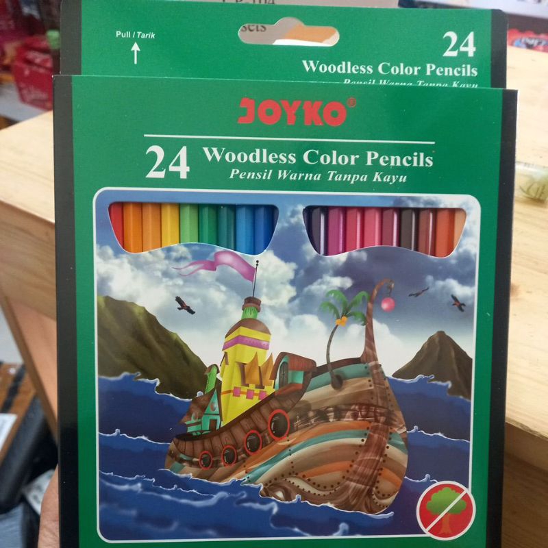 

Pensil Warna Panjang Joyko 24warna