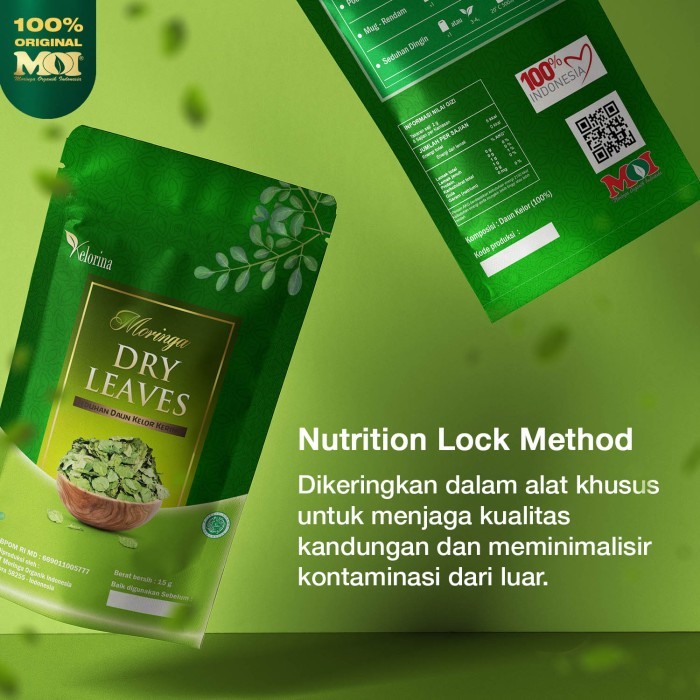 

Moringa Dry Leaves - Seduhan Daun Kelor Kering Kelorina