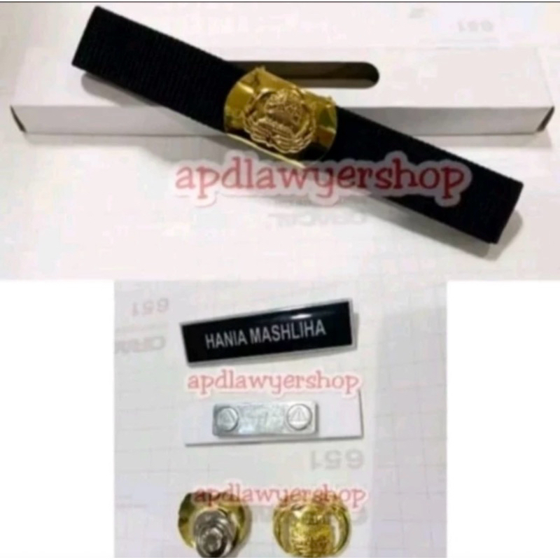 

Paket Asn Name Tag+Korpri Magnet+Belt Korpri+Dasi