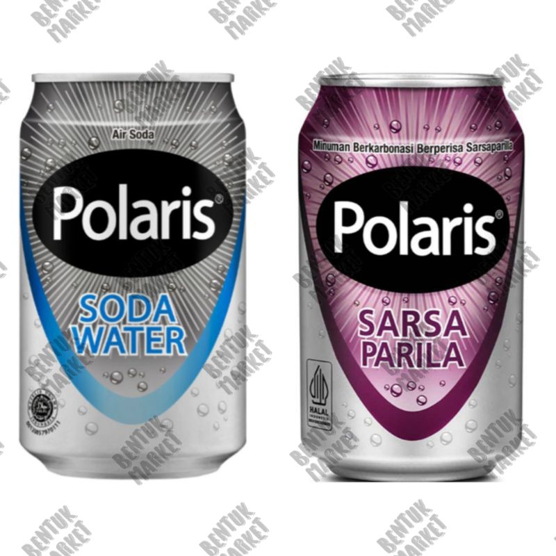 

POLARIS SARSAPARILA 330ML / Polaris Minuman Soda Water 330ml