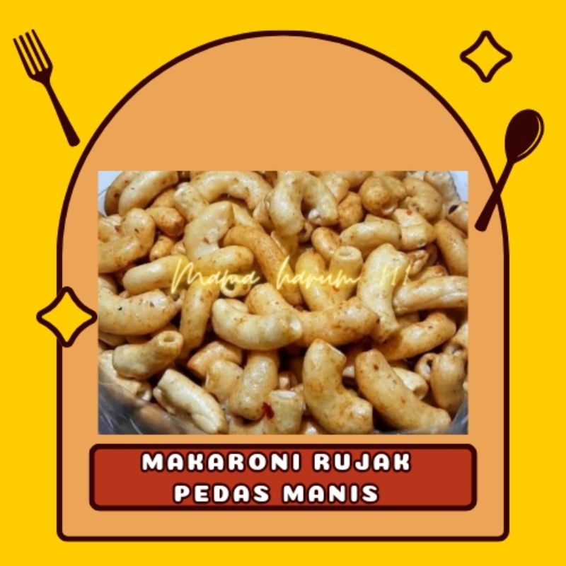 

Makaroni rujak pedas manis / makaroni bantet / makaroni pipa