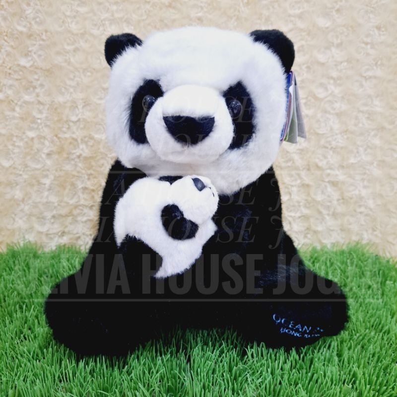 Boneka Panda Gendong Anak Boneka Baby Panda Boneka Sit Panda baby