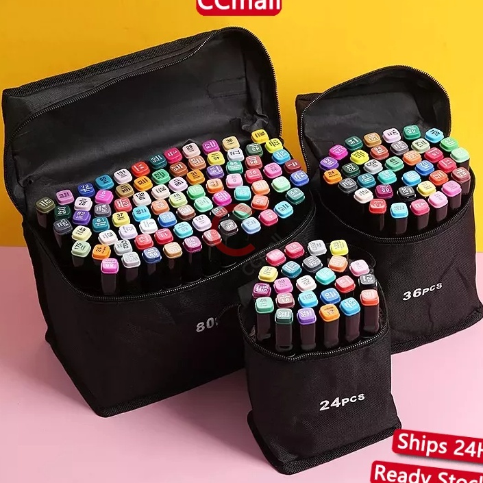 

COD 12Pcs Spidol Touch Art Maker Graphic Art Maker Pen Color Spidol Warna 123668 Set Warna Sketsa Spidol Umum General Marker Set Animation Markers KODE A1S4