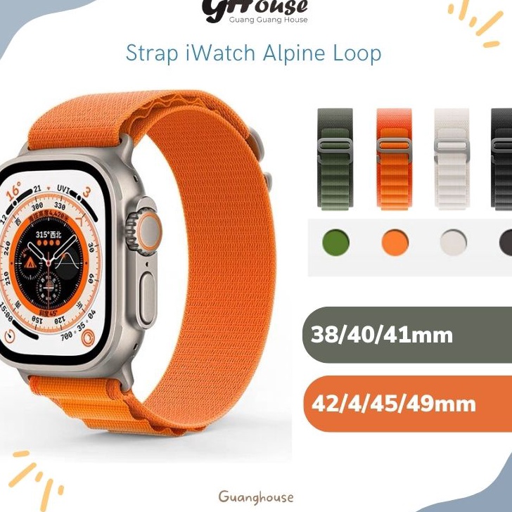 Terlaris  Strap Alpine Loop Nylon Apple Watch iWAtch Tali Pengganti Apple Watch iWatch Ultra Breatha