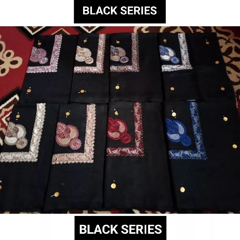 QUTROH HIJAZYIMAMAH OMAN  SURBAN YAMAN MOTIF SULAM PREMIUM ORIGINAL Termurah BLACK SERIES n E4F5
