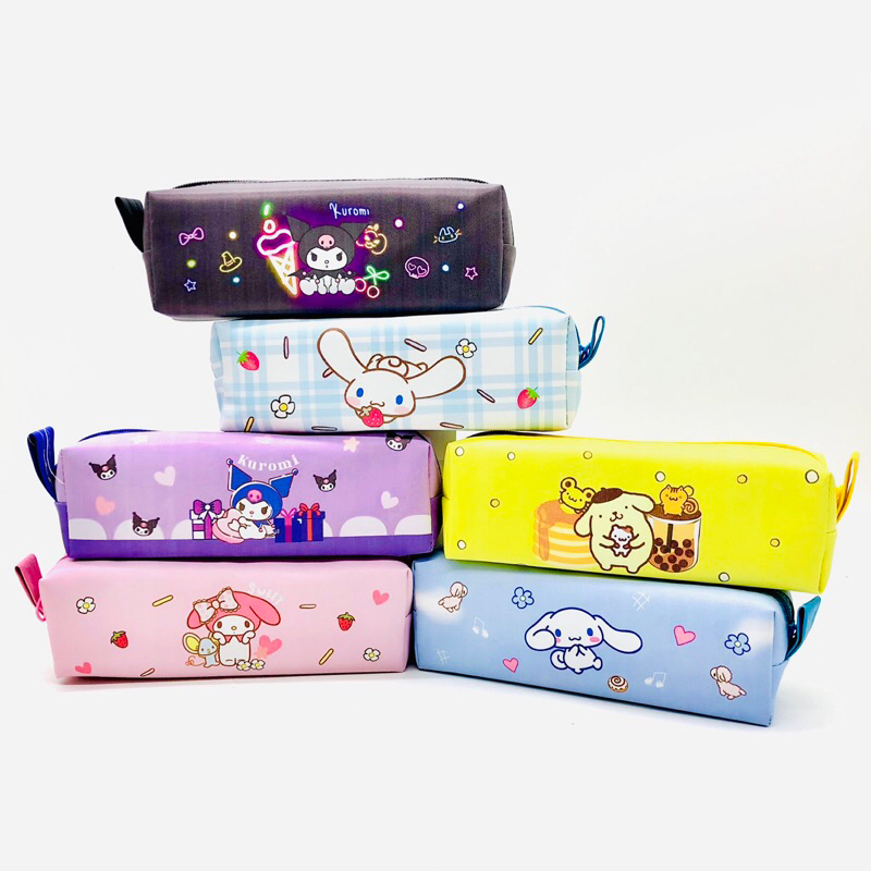 

TEMPAT PENSIL RESLETING SANRIO PCR 010 NEW / PENCIL CASE KUROMI MELODY / KOTAK PENSIL