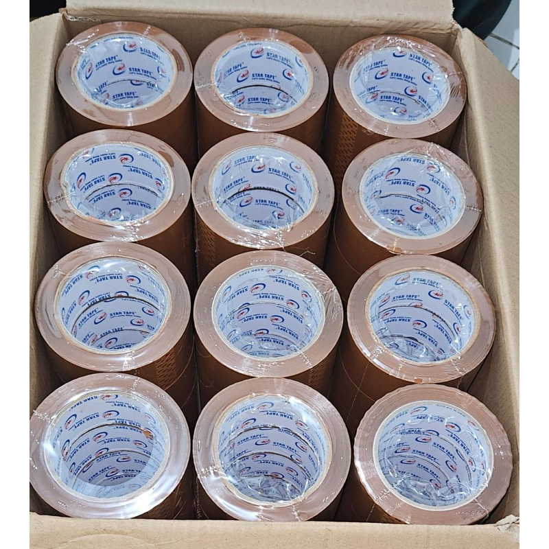 

72 ROLL (1 DUS/KARTON) LAKBAN BENING & COKLAT 48x100 YARD
