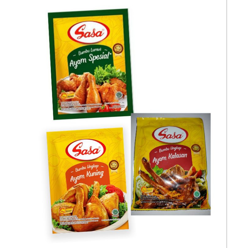 

sasa bumbu ayam all varian