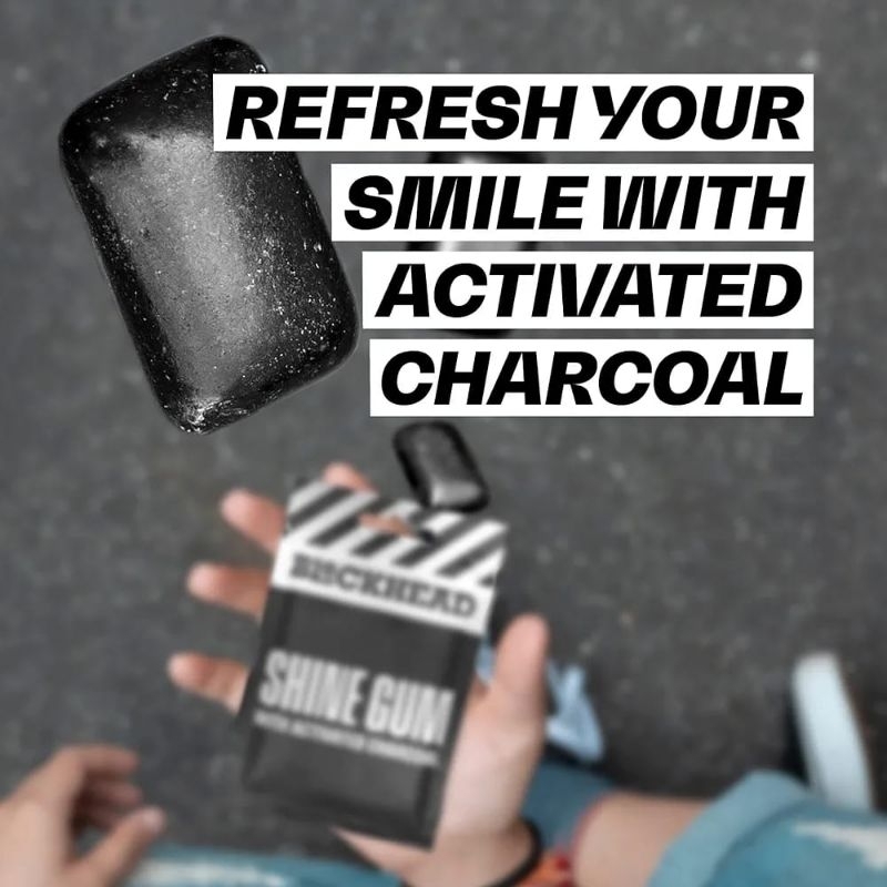 

Blockhead Shine Gum - Permen Karet Charcoal