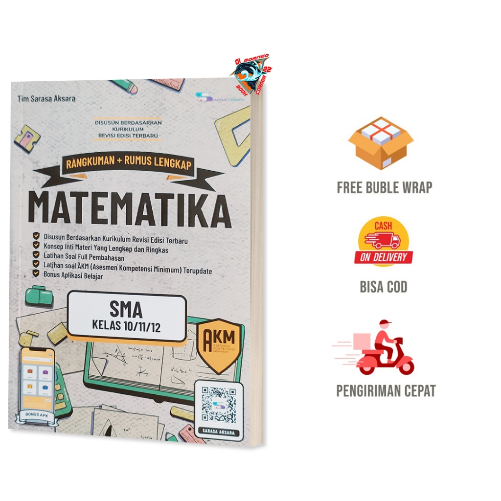 BUKU : RANGKUMAN + RUMUS LENGKAP MATEMATIKA SMA KELAS 10 11 12