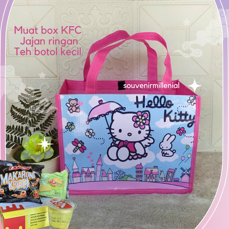 

Tas ultah ready stok ulang tahun happy birthday souvenir goodiebag tas anak murah karakter hampers kado bingkisan snack