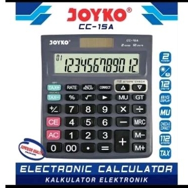 

Calculator / Kalkulator Joyko CC-15A / 12 Digits / Check Correct
