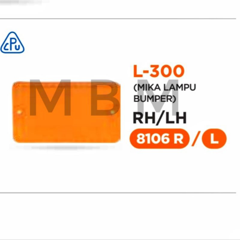 Mika bumper l300 mitsubishi colt l300 bumper lens