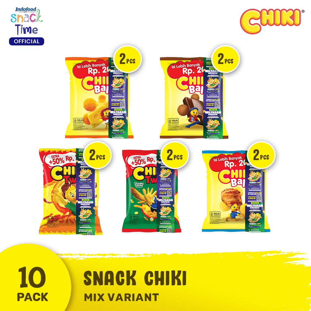 

Snack Chiki Mix Variant - 10 Pcs