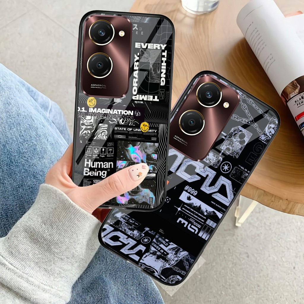 Case Vivo Y18 - Softcase Vivo Y18 - Casing terbaru - Softcase kaca Vivo Y18 (GC 91)