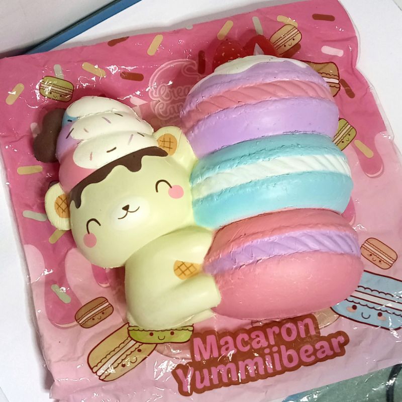 FLASHSALE squishy licensed preloved sales yummibear macaroon creamicandy x punimaru wts