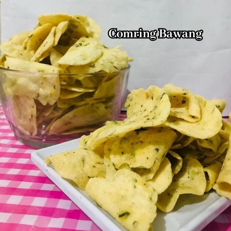 

COMRING BAWANG 250 GRAM KERIPIK COMRO KERING