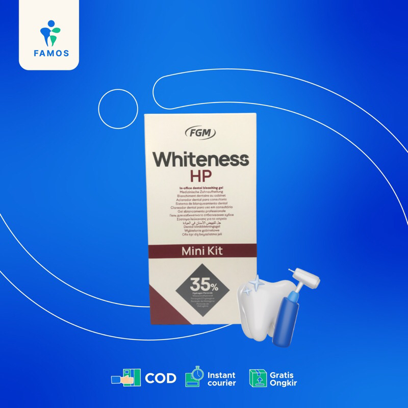 Whiteness HP / Bahan Bleaching / Pemutih gigi / Whiteness HP Red FGM
