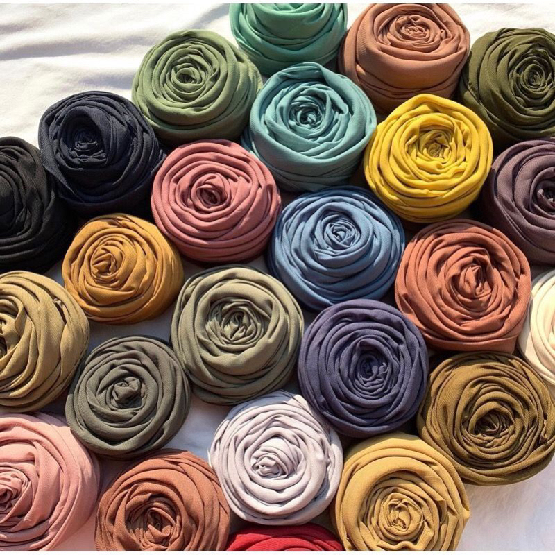 Bella square premium label/jilbab segiempat bella square