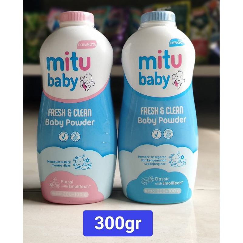 BEDAK MITU BABY POWDER 300gr