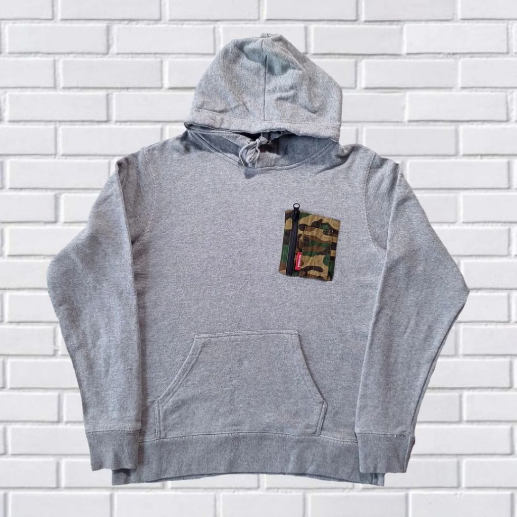 HOODIE VISION STREET WEAR POCKET CAMO ORIGINAL, SIZE M (SECOND BRANDED) HD0051