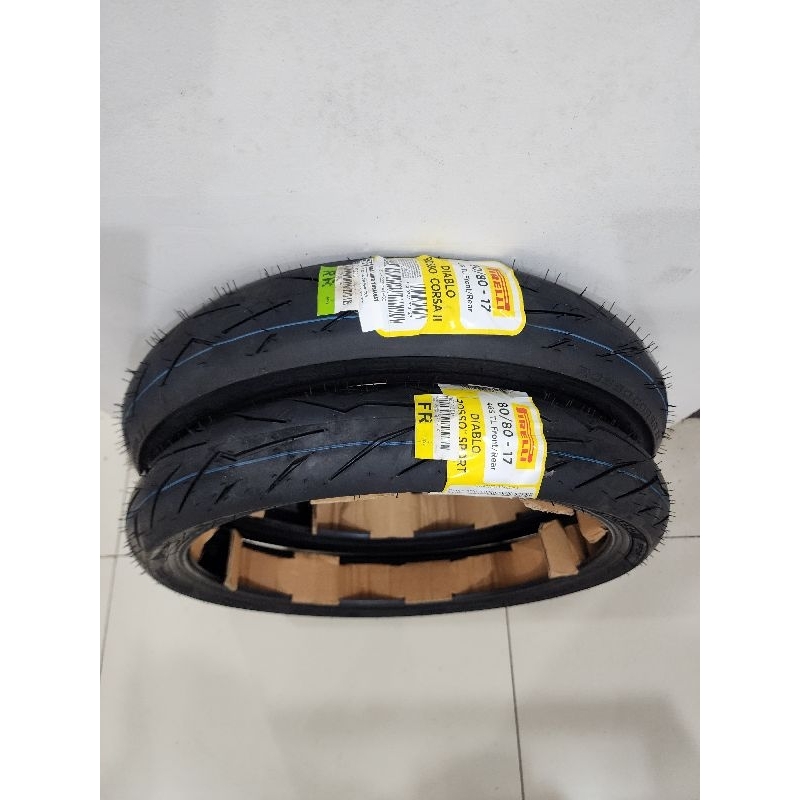 Ban Pirelli Diablo Rosso Sport 80/80×17 & Diablo Rosso Corsa II 90/80×17