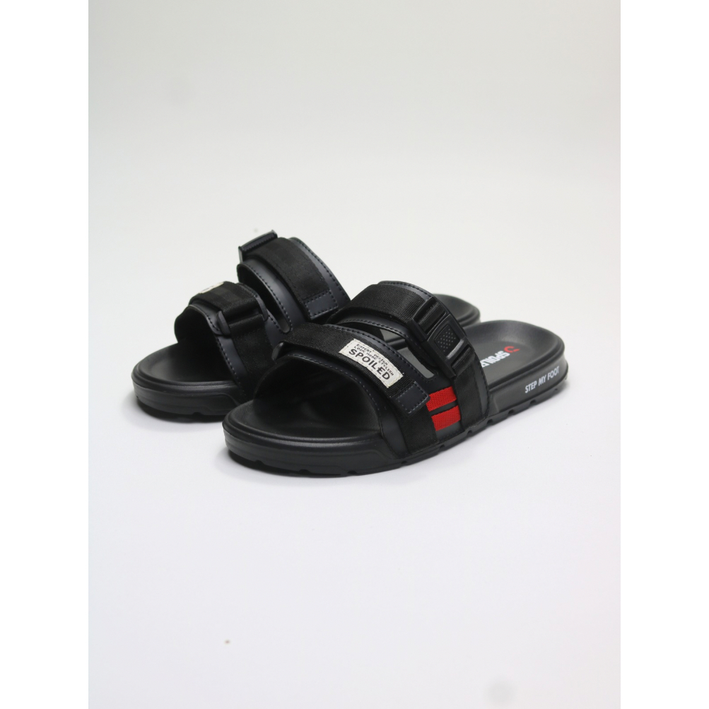 SPOILED - REFIEL - Sandal Casual Pria Terbaru Slide Selop Slip On Kekinian Tali Adjustable