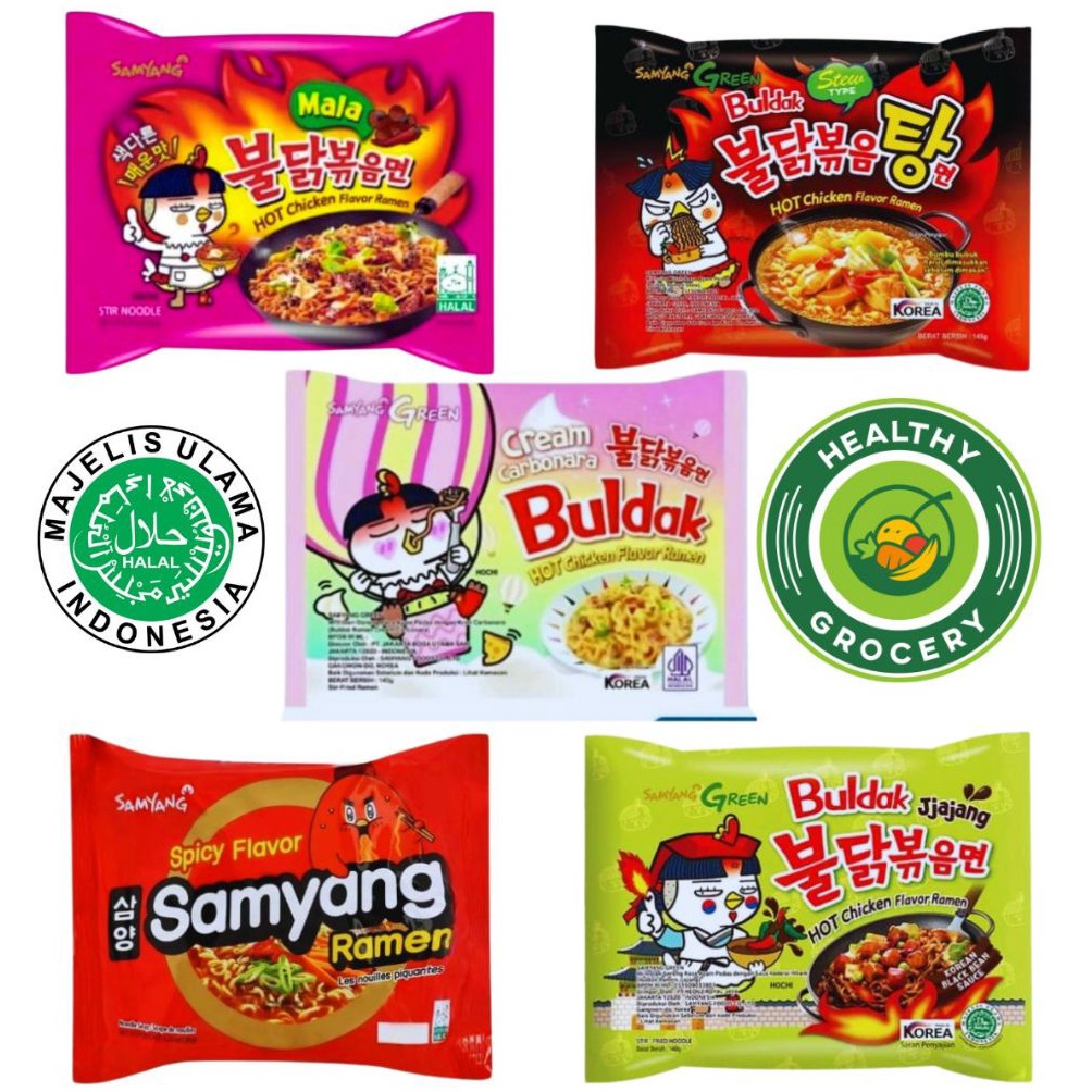 

Paling dicari Samyang Green Buldak Hot Chicken Flavor Ramen All Varian Samyang