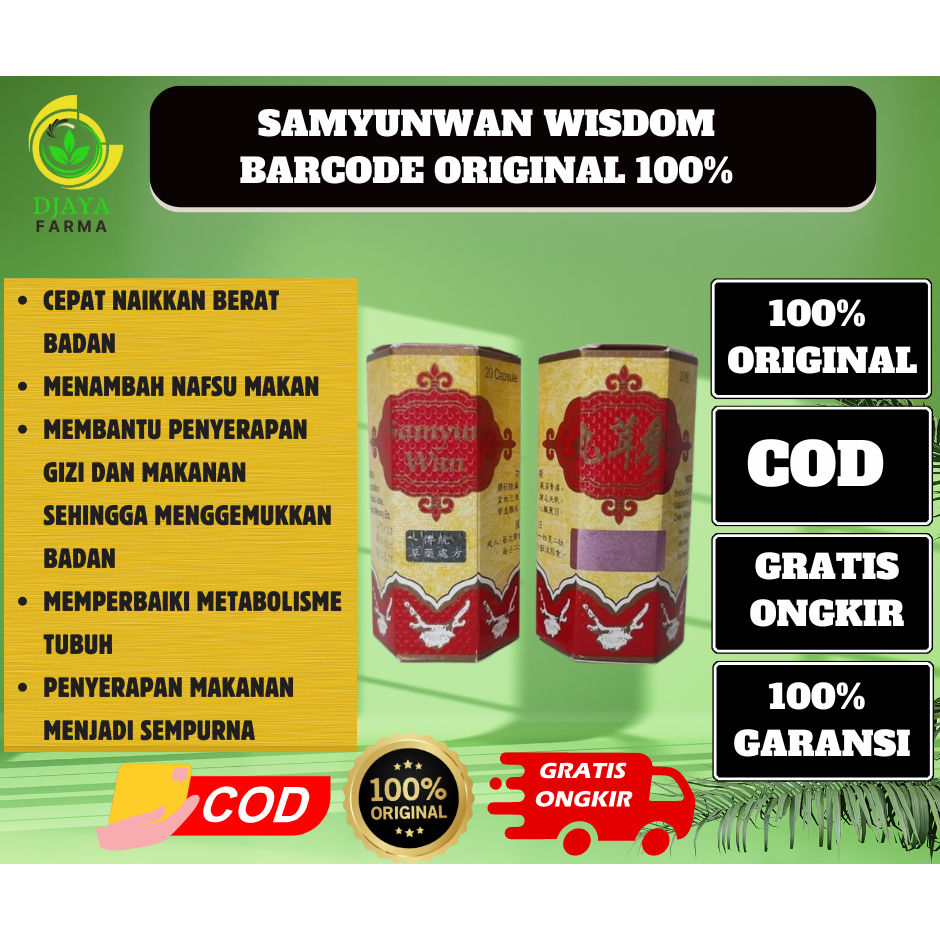 Samyunwan Barcode Penggemuk Badan Original Obat Penggemuk Samyunwan Wisdom
