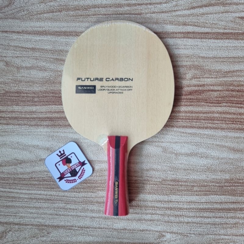 Kayu Sanwei Future Carbon original tenis meja bet pingpong