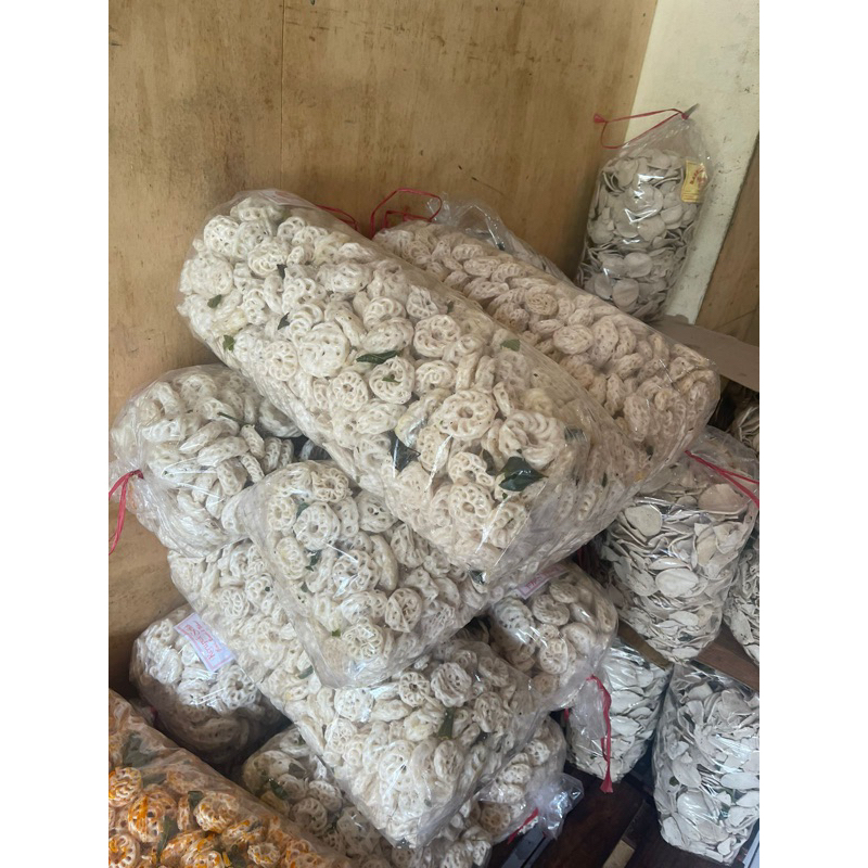 

KERUPUK SEBLAK PUTIH DAUN JERUK PEDAS SAMBEL IJO 1KG