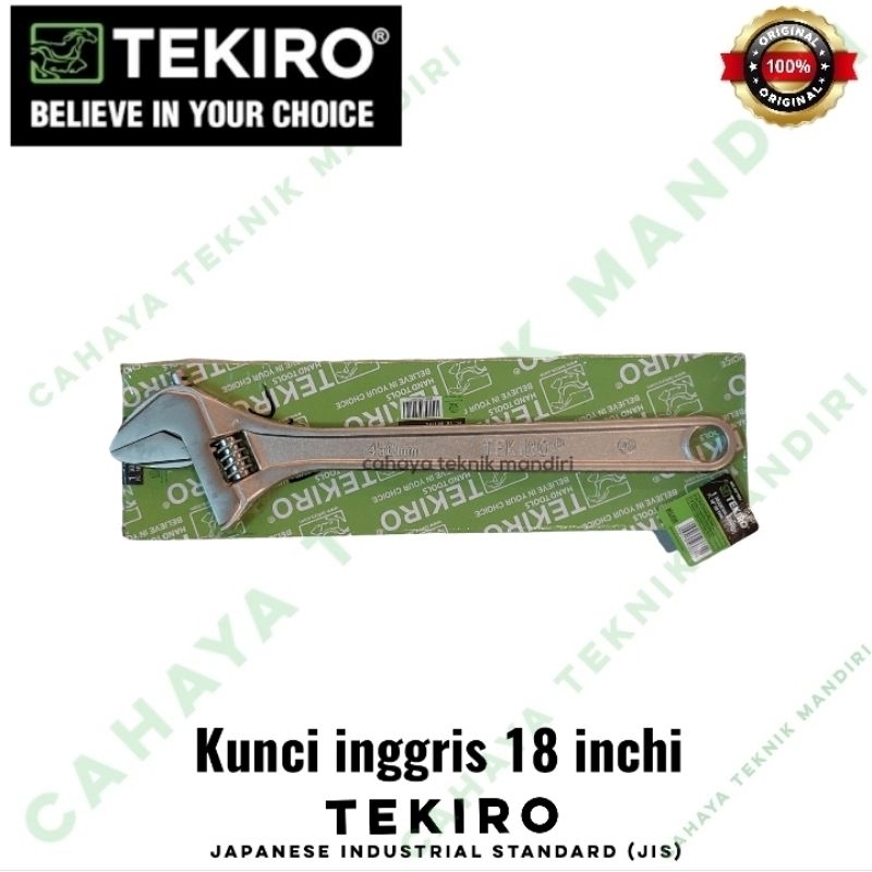 TEKIRO kunci inggris 18 inch