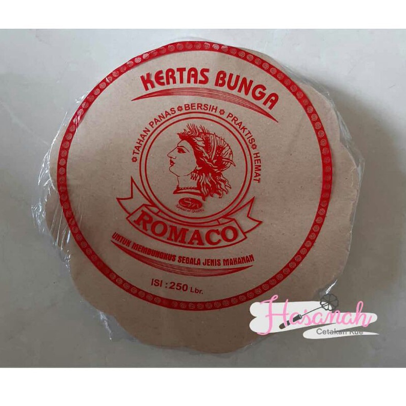 

SENSASIONAL kertas alas nasi bentuk bunga 1pack