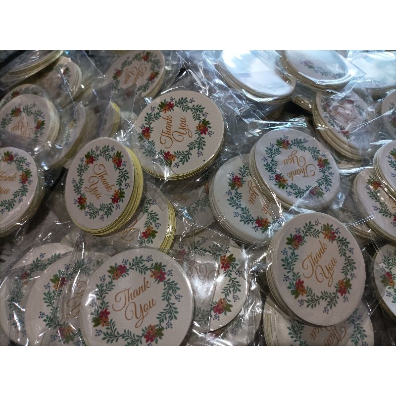 

Sticker Thank You @25pcs