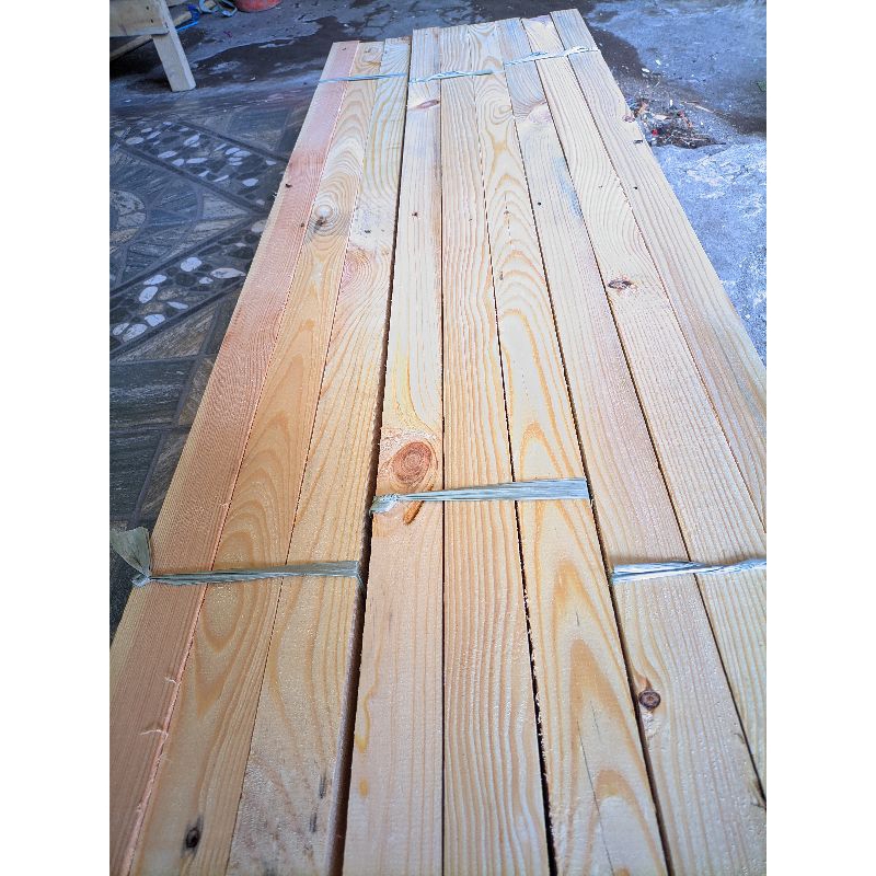 Kayu Reng Jati Belanda Ukuran (2x2x50 - 150cm) Original  Serut Halus Bahan Furniture Dekorasi Murah