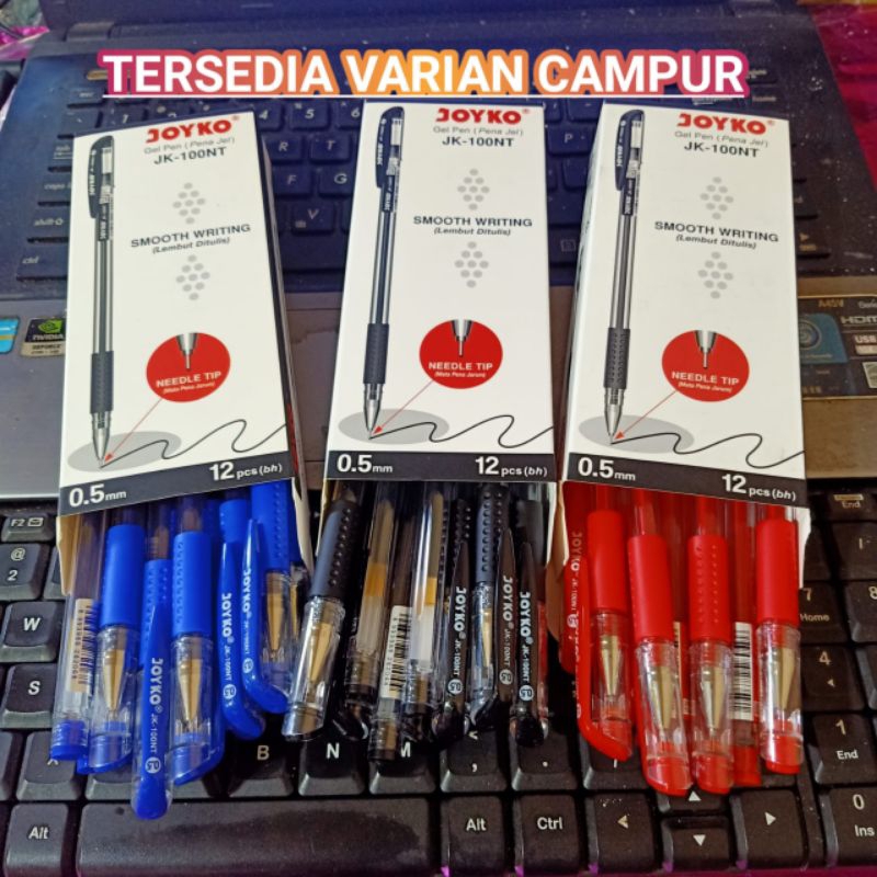

PULPEN GEL JK100NT O.5MM UJUNG LANCIP WARNA LENGKAP