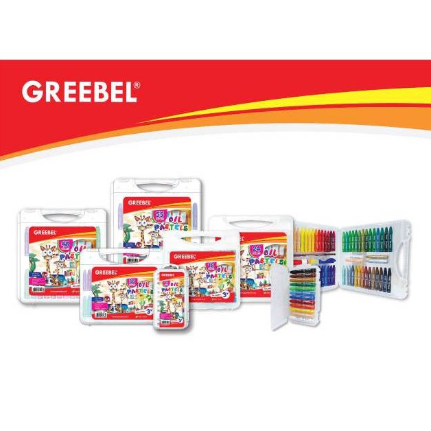 

HEBOH Crayon oil pastel 12 warna Greebel HALAL dan KIDS