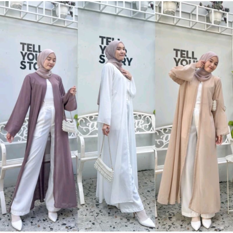 OUTER TERMURAH MILANO/LONG OUTER HIJAB/LONG OUTER SIFON/ OUTER VIRAL/OUTER SIFON MURAH/WANITA/ LONG/