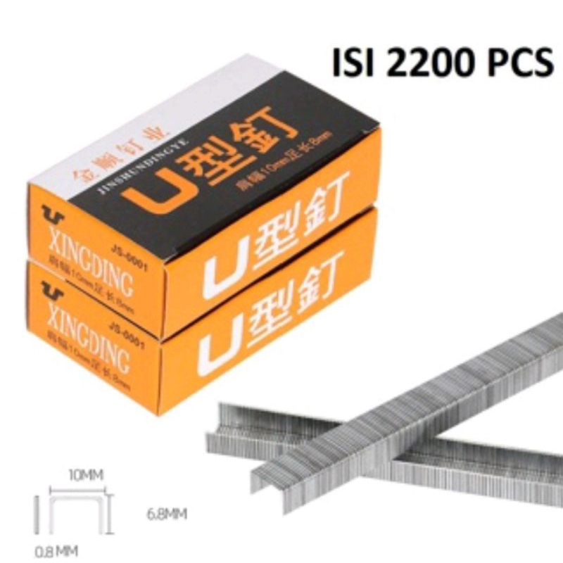 

Isi Staples Stapler Refill isi 2200 stapless Tembak Gun Tracker TR13/6/8
